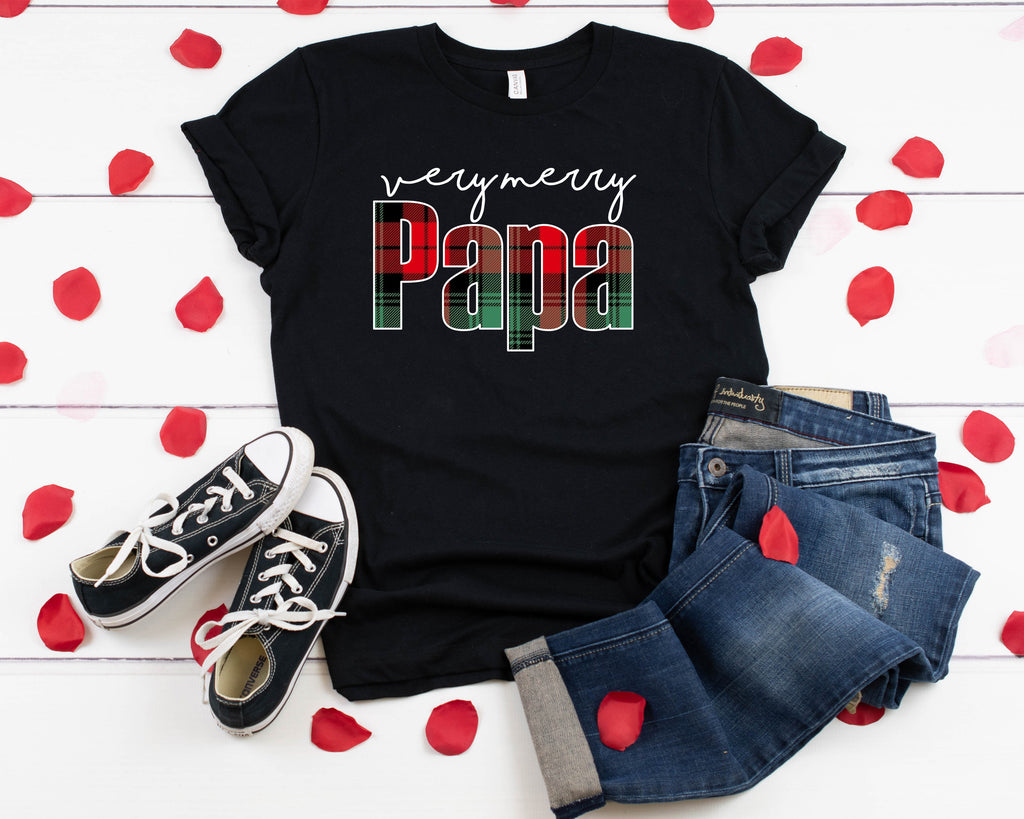 Buffalo Plaid Christmas Shirt: Very Merry Family Matching Tee