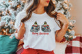 Retro Skeleton Hand Christmas Ornament Shirt