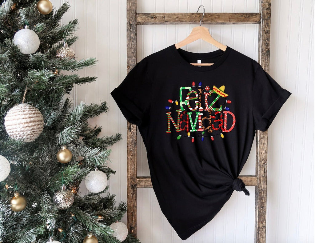Feliz Navidad Shirt: Spanish Merry Christmas Tee