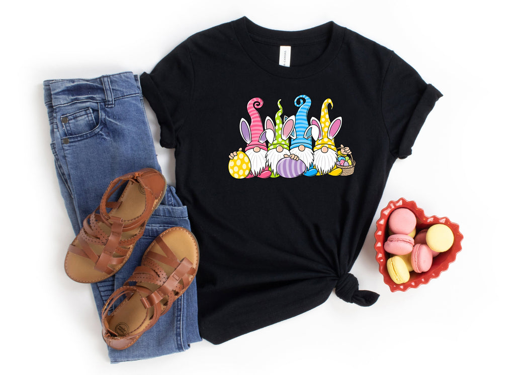 Easter Gnomes Shirt, Cute Bunny Tee
