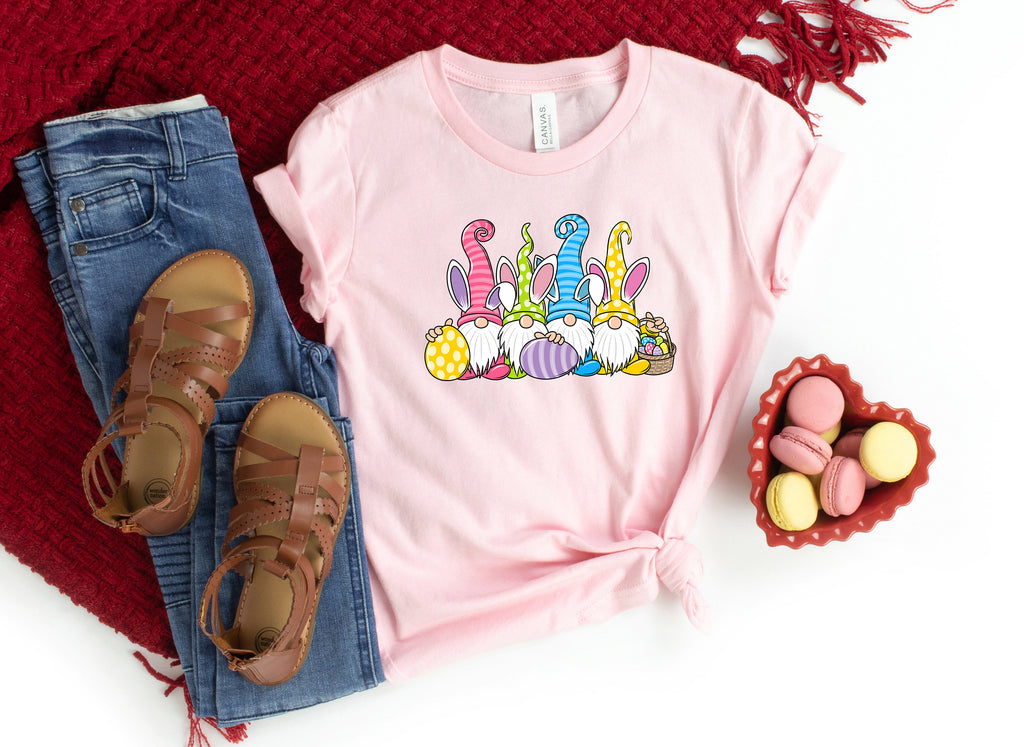 Easter Gnomes Shirt, Cute Bunny Tee