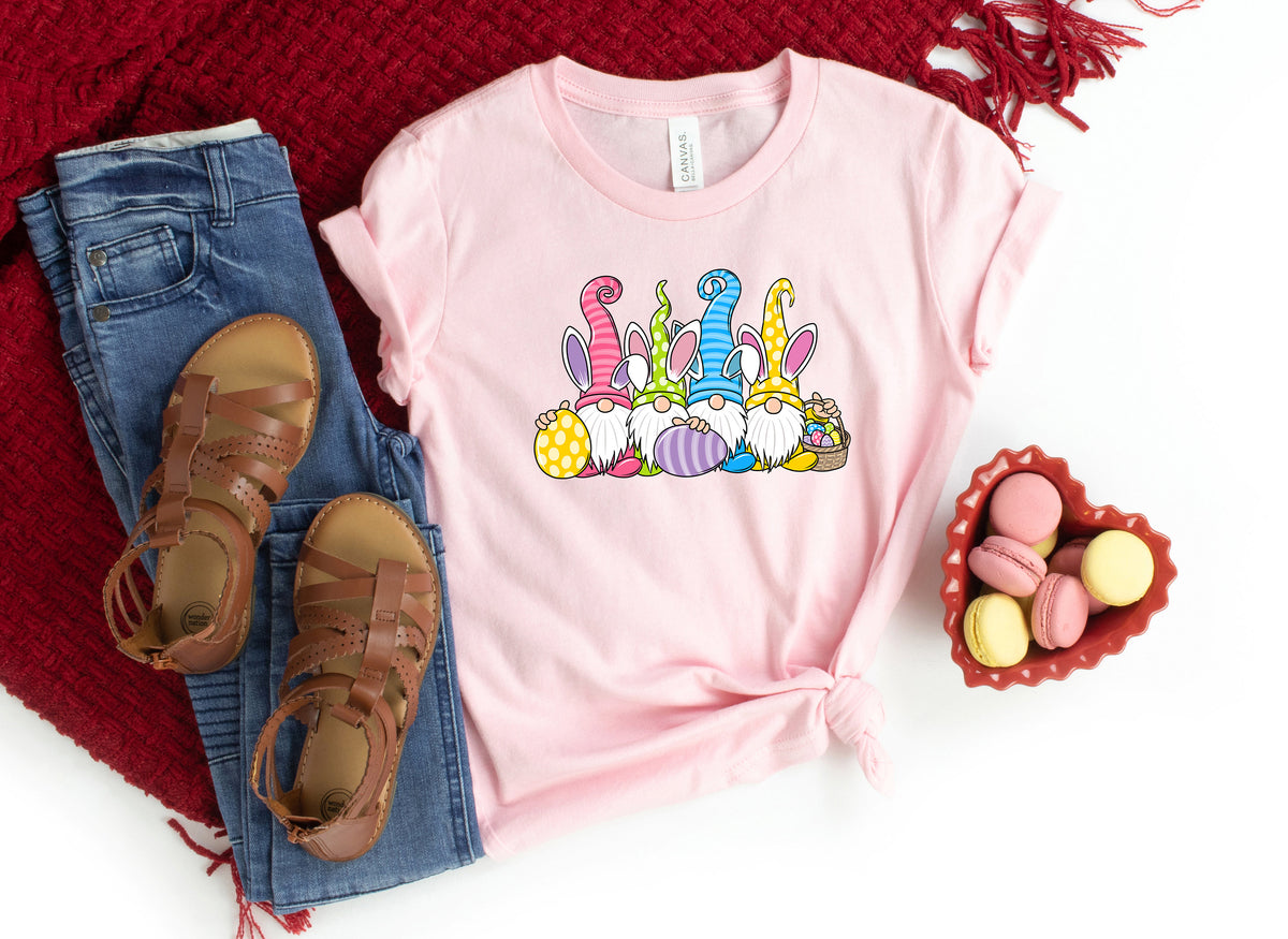 Easter Gnomes Shirt, Cute Bunny Tee