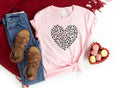 Leopard Print Heart Shirt: Valentine's Day Tee