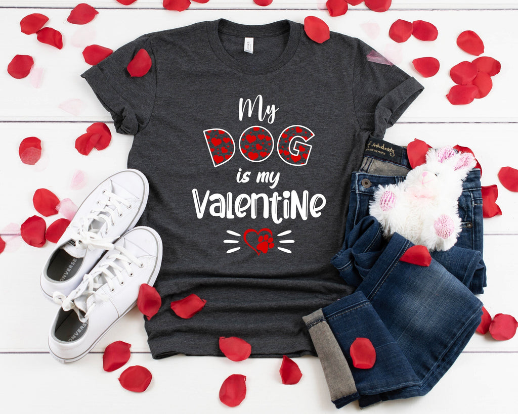 Dog Valentine Shirt, Cute Valentine Tee, Valentines Day Gift