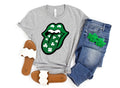 Shamrock Lips Shirt: Lucky Irish St. Patrick's Day Tee
