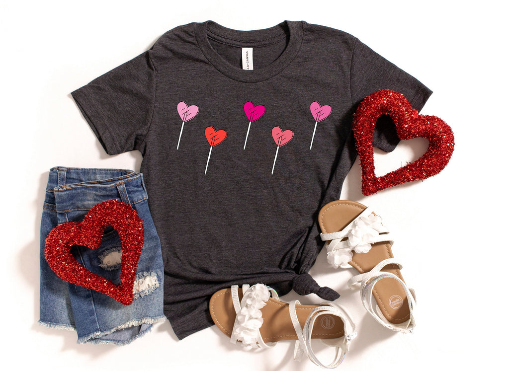 Lollipop Hearts Valentines Day Shirt, Sucker For You Shirt