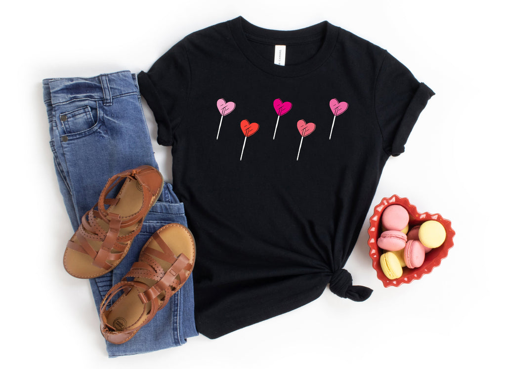Lollipop Hearts Valentines Day Shirt, Sucker For You Shirt