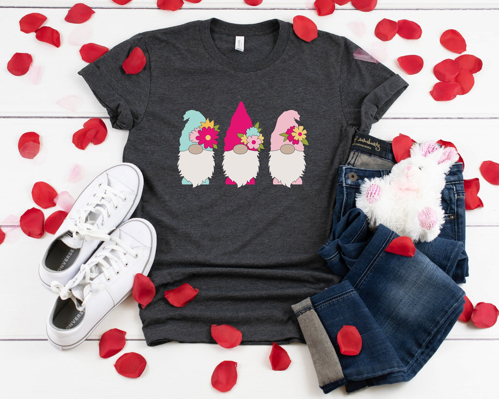 Easter Gnome Graphic Tee - Spring Holiday Shirt