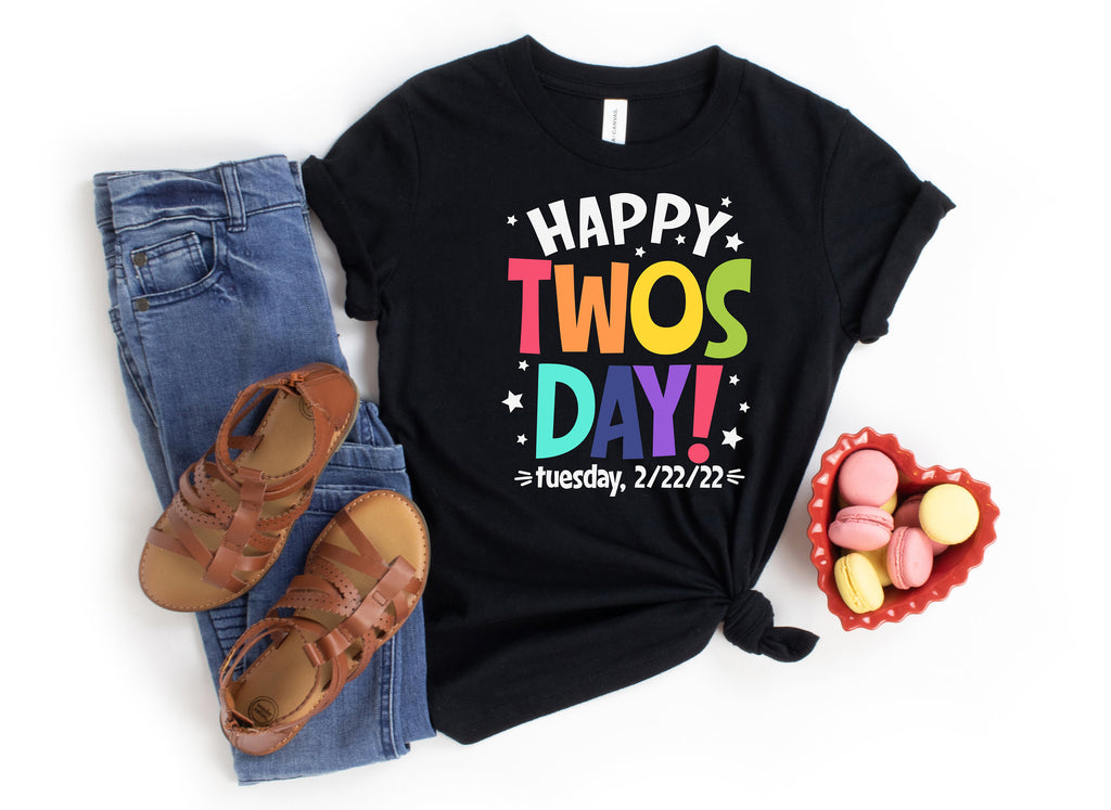 Happy Twosday Teacher Shirt - February 22nd 2022