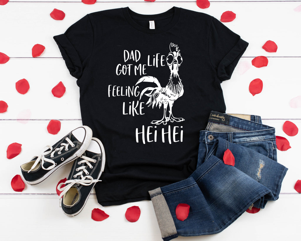 Funny Mom Life Hei Hei Shirt - Women's Tee