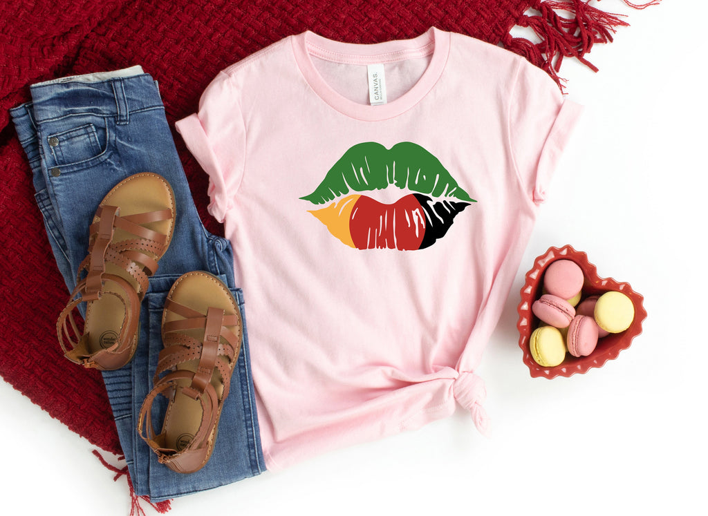 Juneteenth Shirt: Afro Lips, Black History & Culture Tee