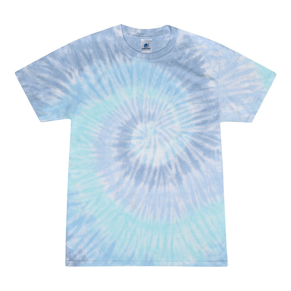 Handmade Tie Dye Cotton T-Shirt: Rainbow Swirl Tee