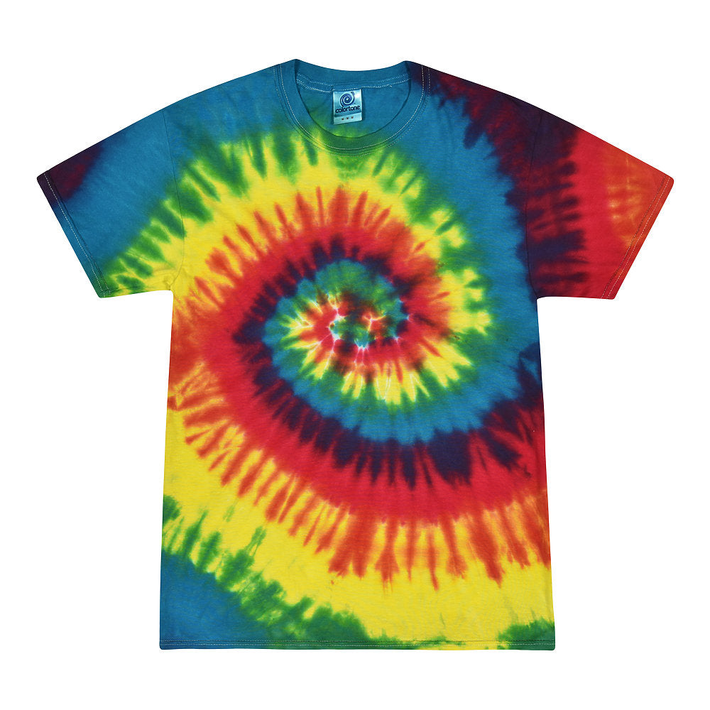 Handmade Tie Dye Cotton T-Shirt: Unisex Adult & Youth