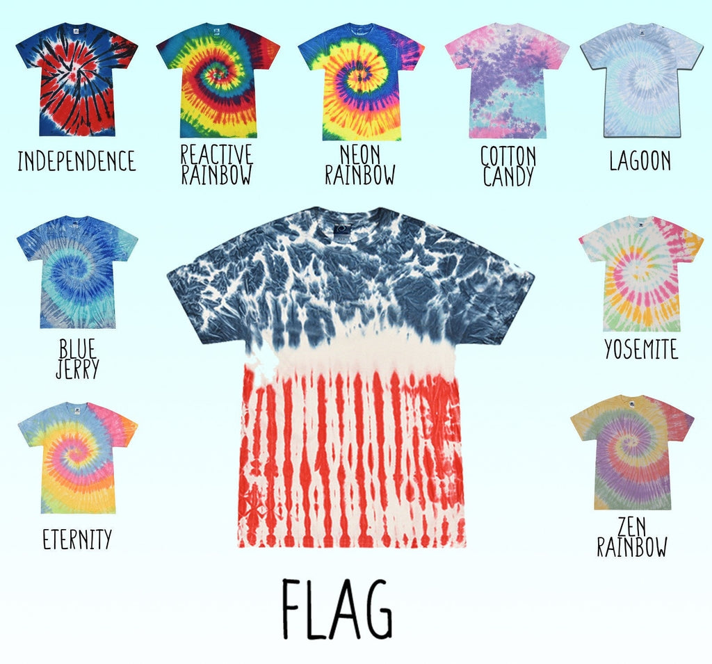 Handmade Tie Dye Cotton T-Shirt: Unisex Adult & Youth