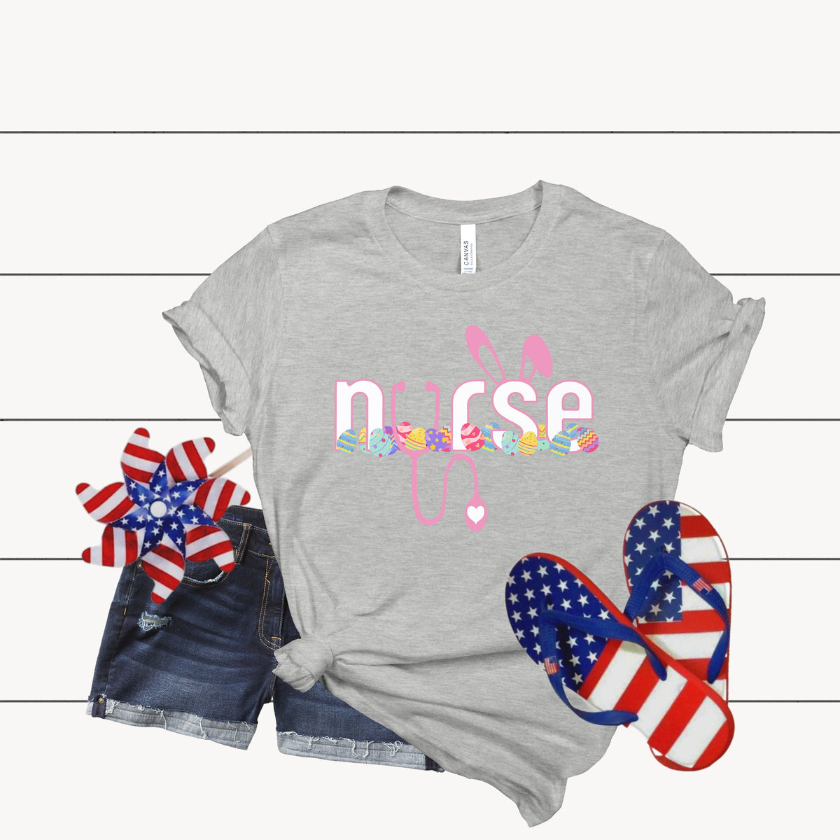 Nurse Easter Bunny Shirt: Easter Day Gift