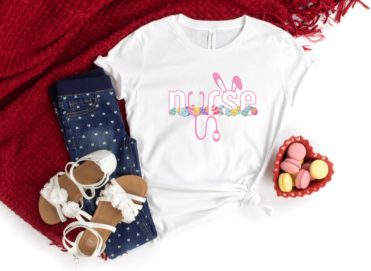 Nurse Easter Bunny Shirt: Easter Day Gift
