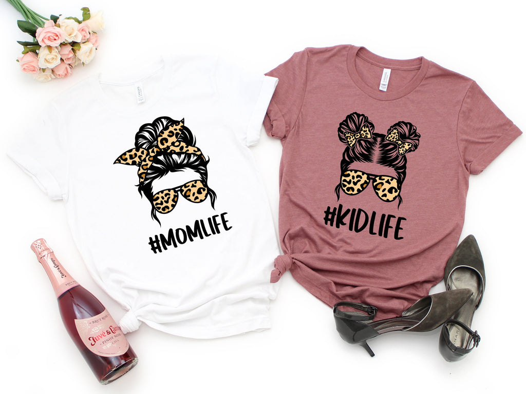 Mom Life Cheetah Shirt: Matching Family Outfits