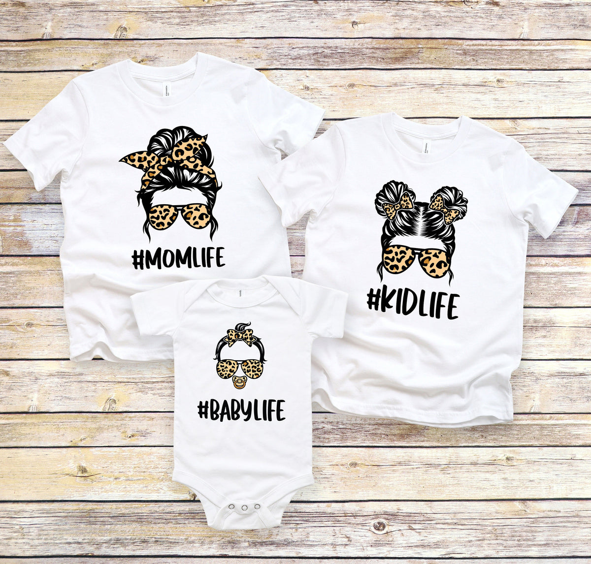 Mom Life Cheetah Shirt: Matching Family Outfits