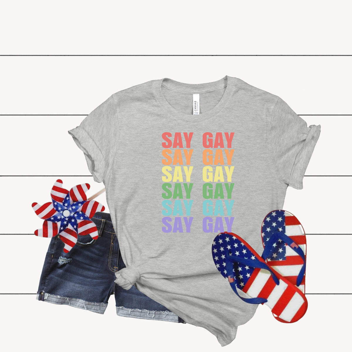 Say Gay T-Shirt: LGBTQ+ Rights, Equality Tee
