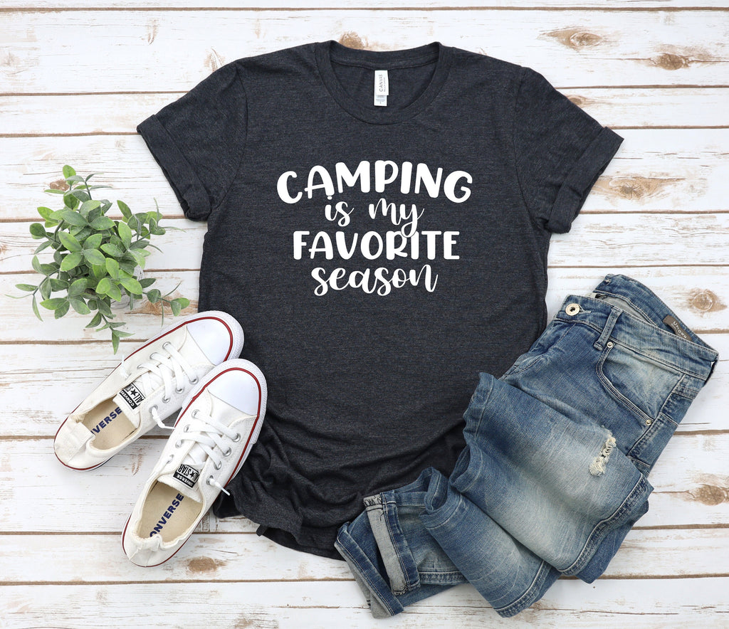 Camping Is My Favorite Season Shirt, Cute Hiking, Adventure