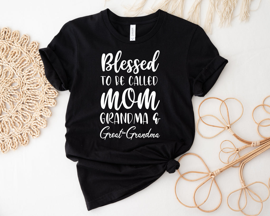 Blessed Great Grandma Shirt, Pregnancy Announcement Gift