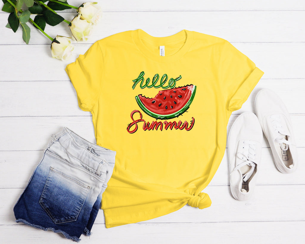Watermelon Summer T-Shirt: Beach Life Tee
