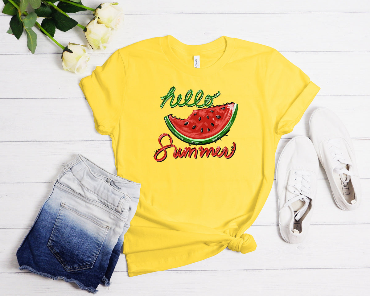 Watermelon Summer T-Shirt: Beach Life Tee