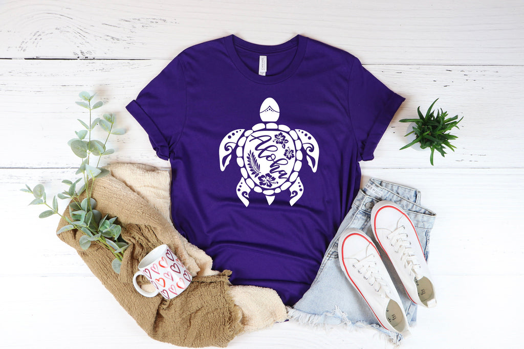 Aloha Turtle Shirt: Hawaiian Summer Beach Tee