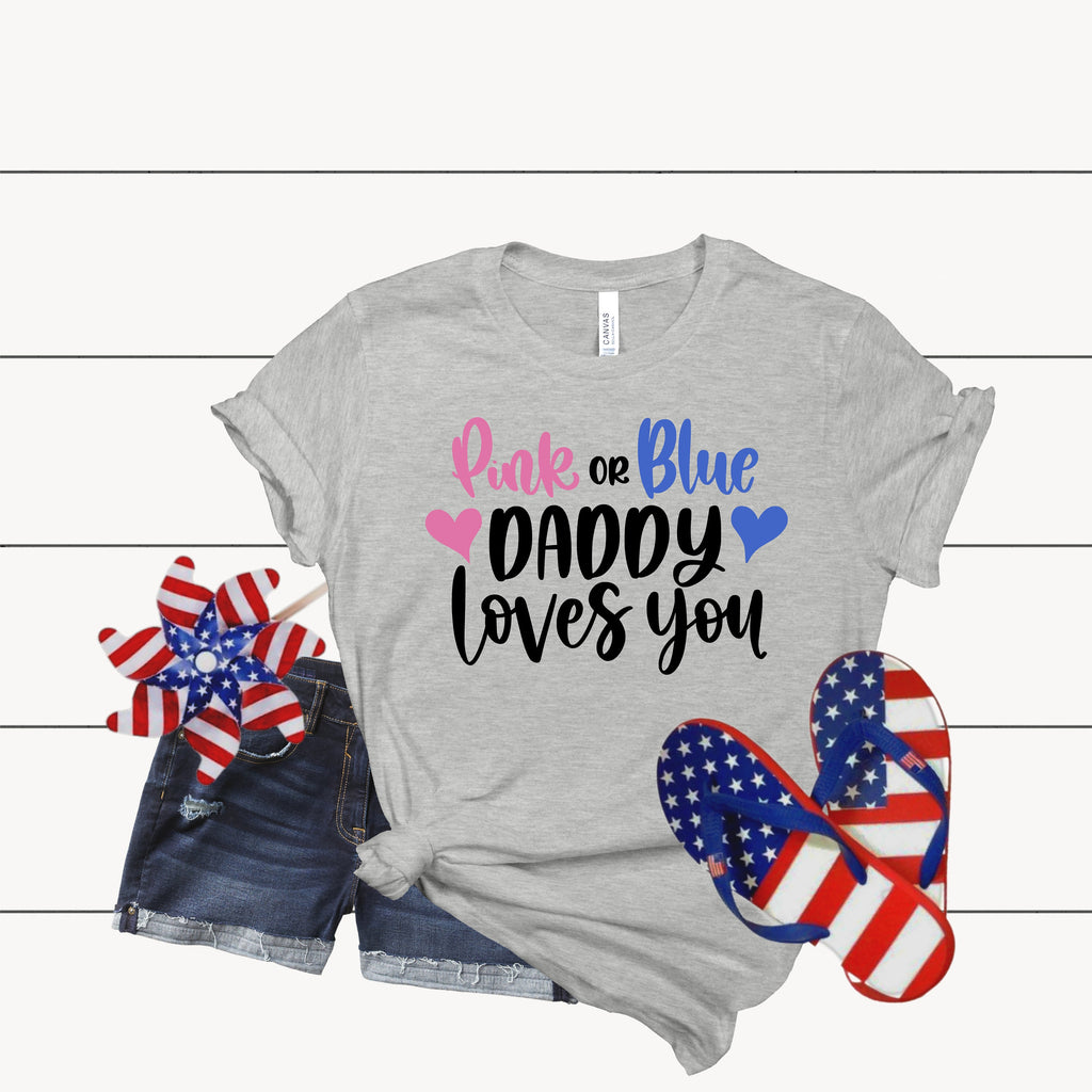 Gender Reveal Party Shirts: Team Girl, Team Boy, Baby Shower