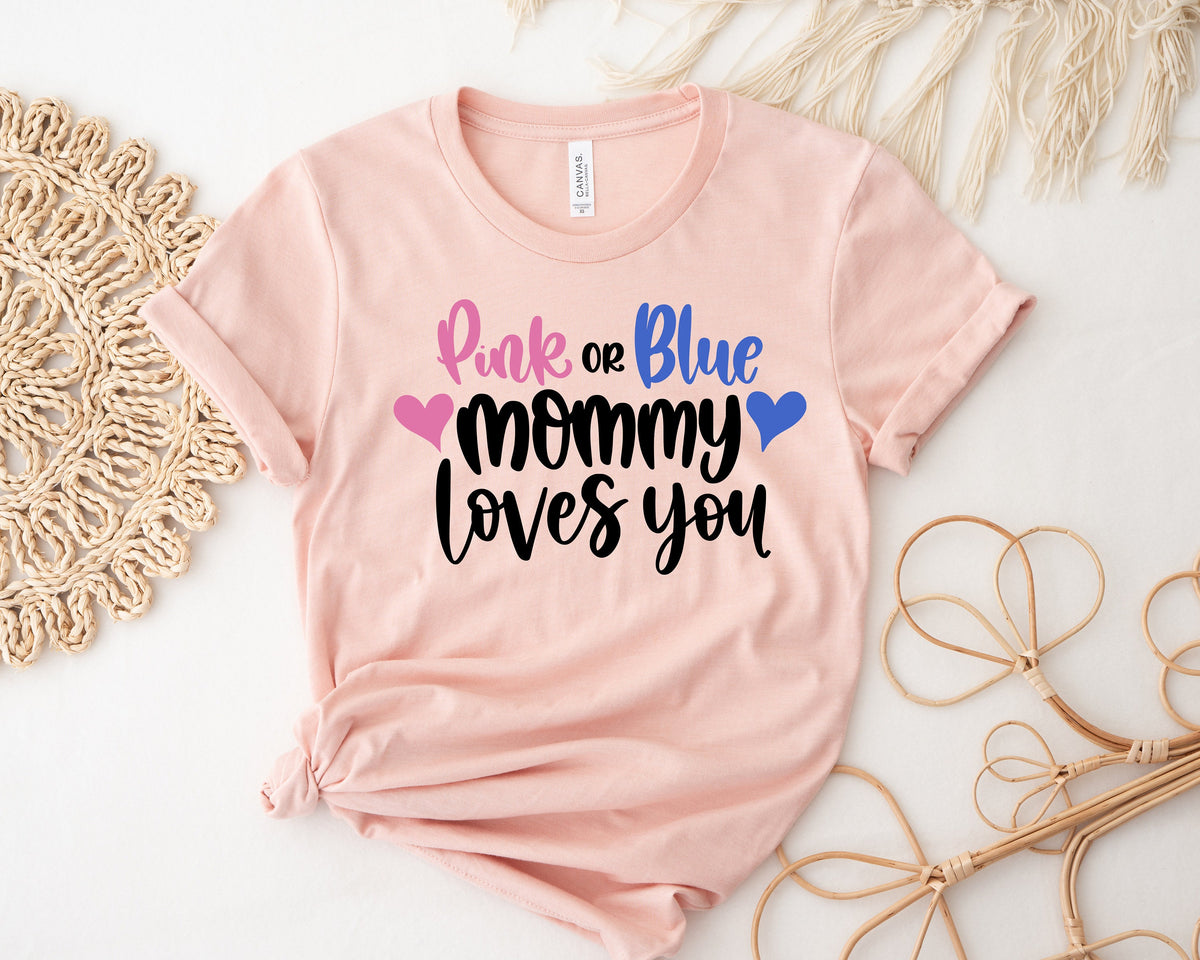 Gender Reveal Party Shirts: Team Girl, Team Boy, Baby Shower