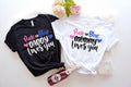 Gender Reveal Party Shirts: Team Girl, Team Boy, Baby Shower