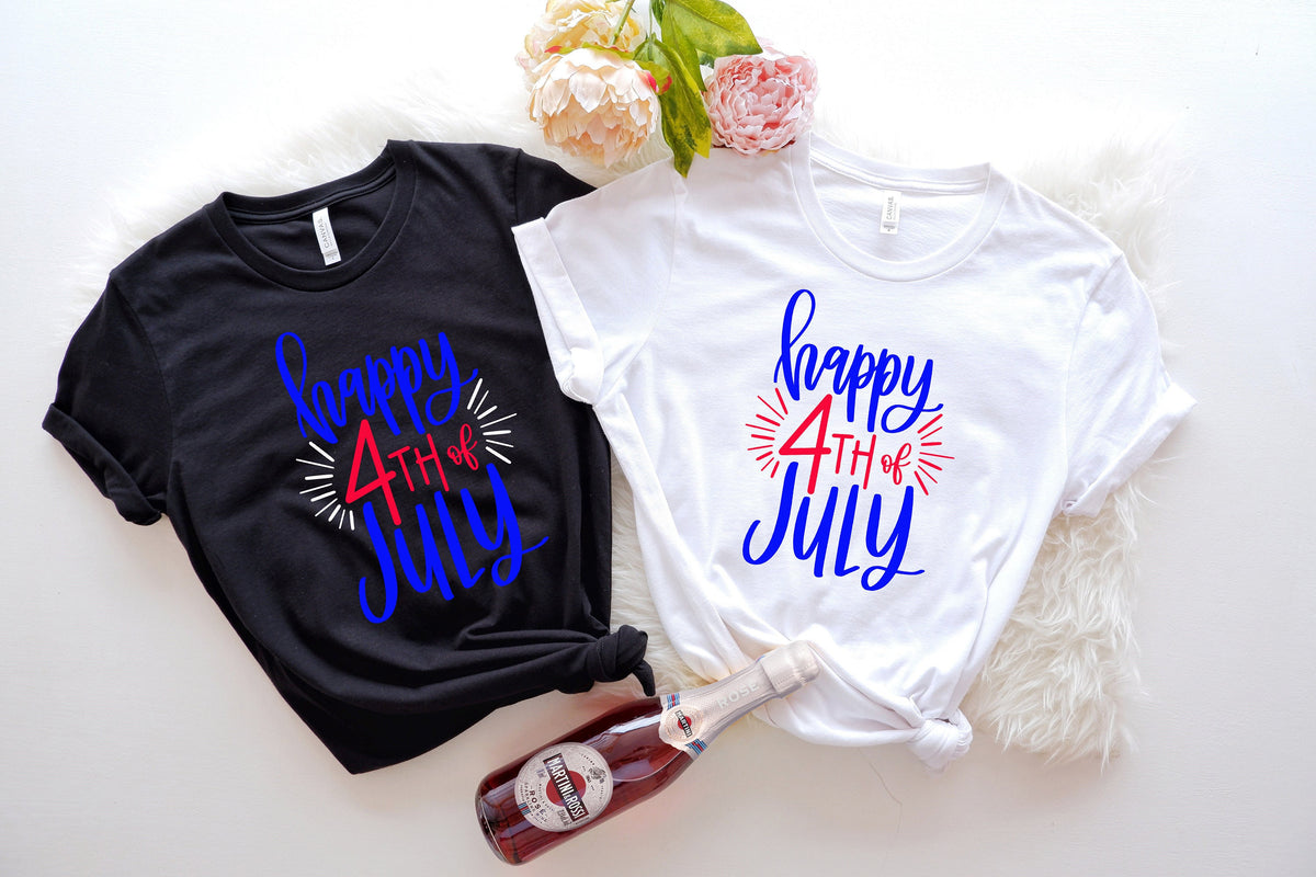 Retro 4th of July Shirt: Stars & Stripes American Flag Tee