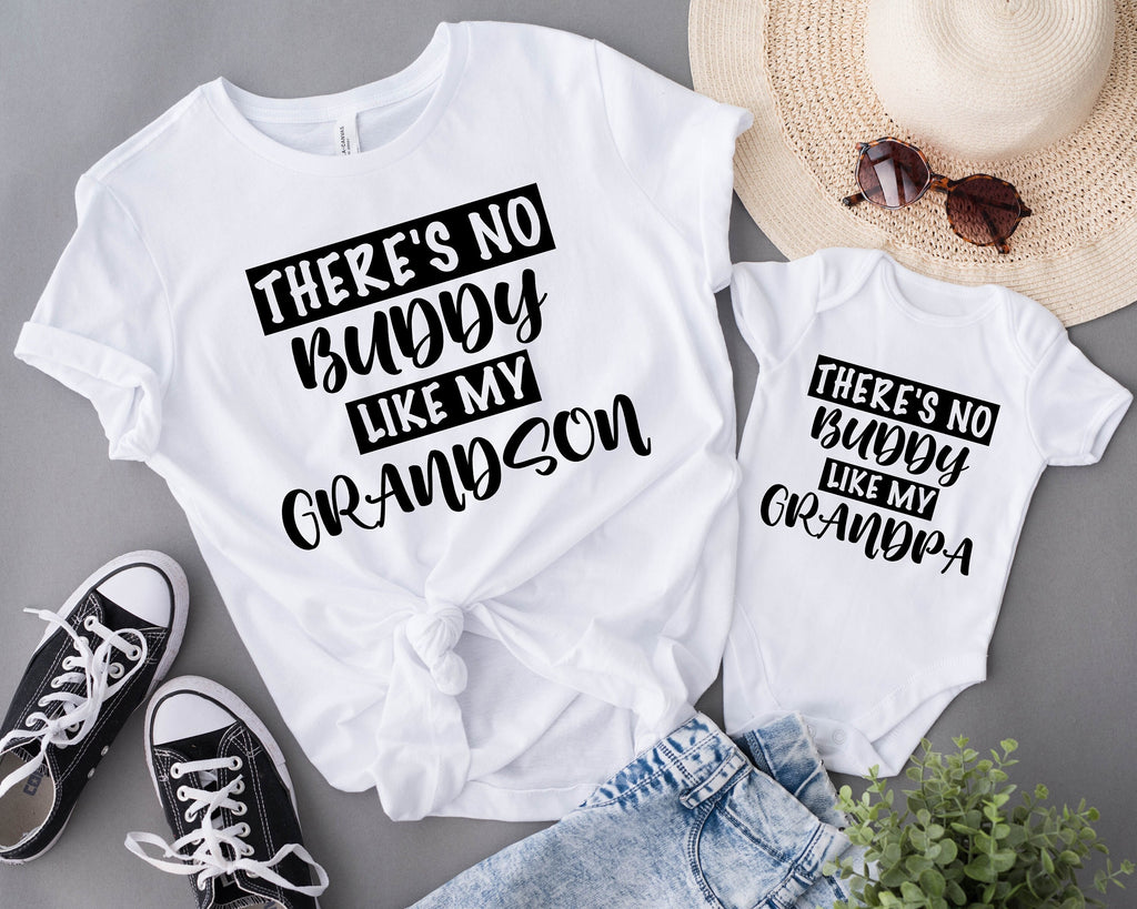 Grandson Grandpa Matching Shirt Set, Father's Day Gift