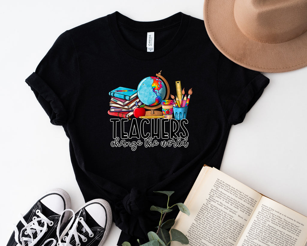 Inspirational Teacher Shirt: Teach Love Inspire, Back To School