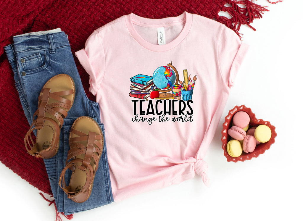 Inspirational Teacher Shirt: Teach Love Inspire, Back To School
