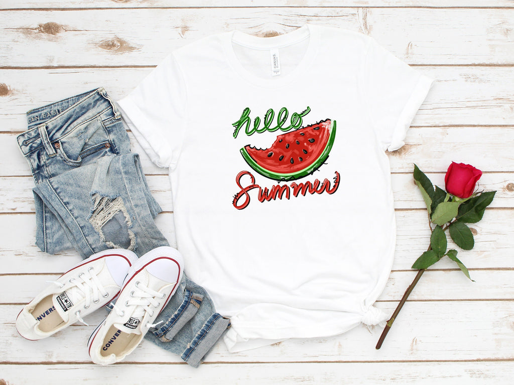 Watermelon Summer T-Shirt: Beach Life Tee