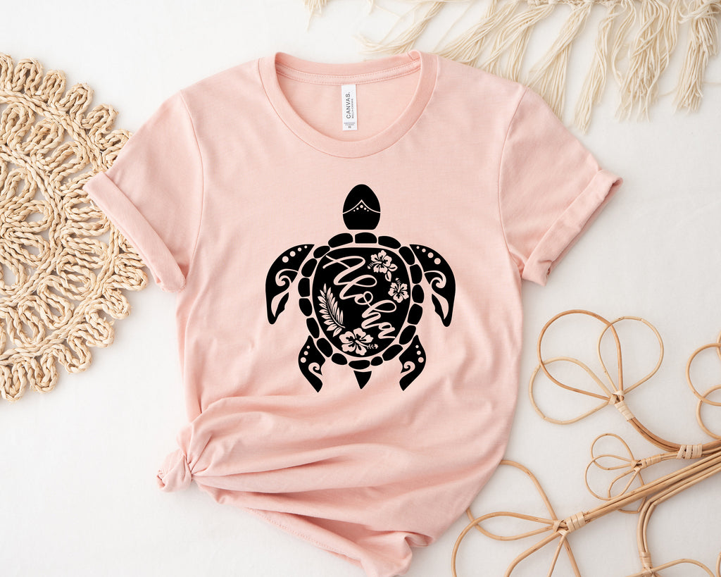 Aloha Turtle Shirt: Hawaiian Summer Beach Tee