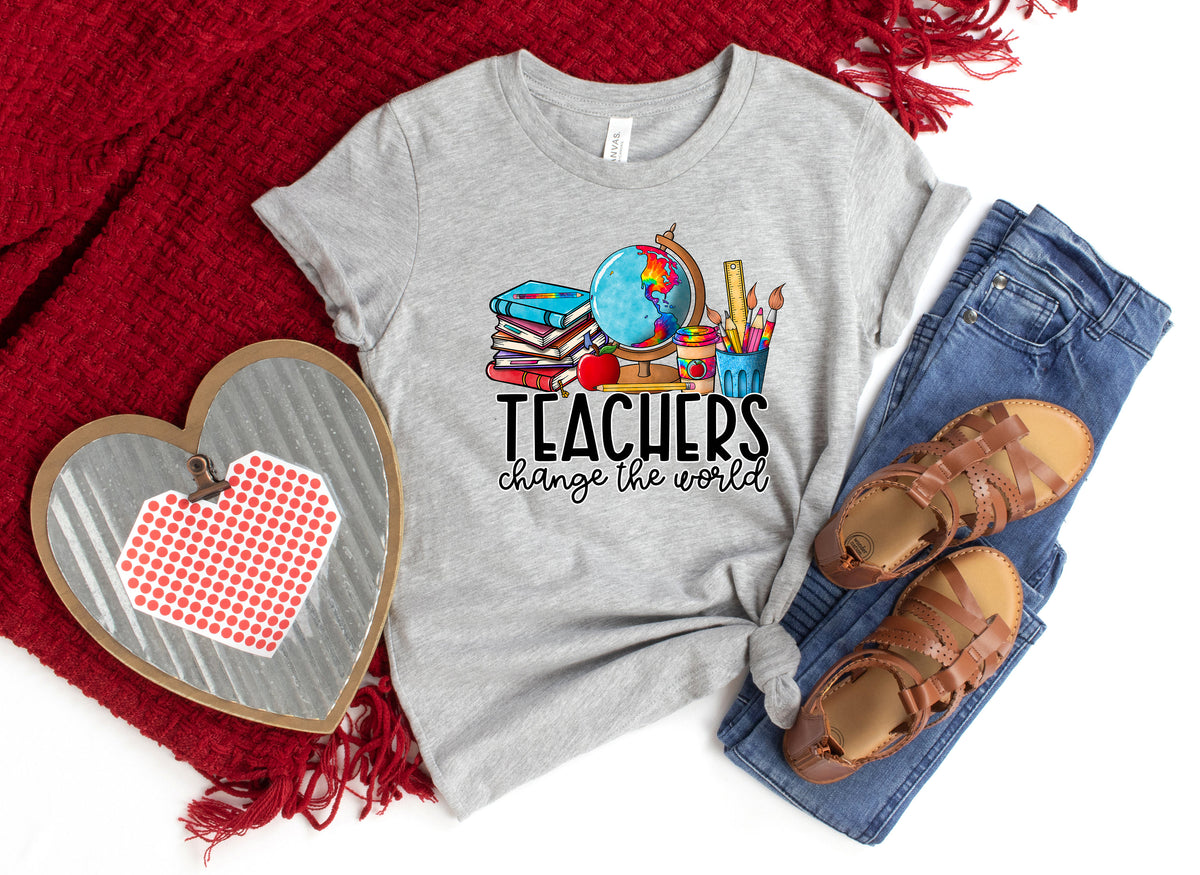 Inspirational Teacher Shirt: Teach Love Inspire, Back To School