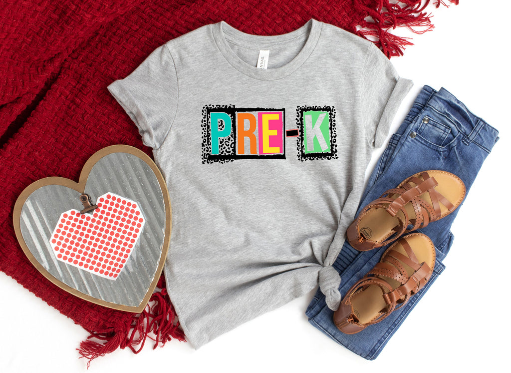 Hello Pre-K Teacher Shirt: Teach Love Inspire Tee