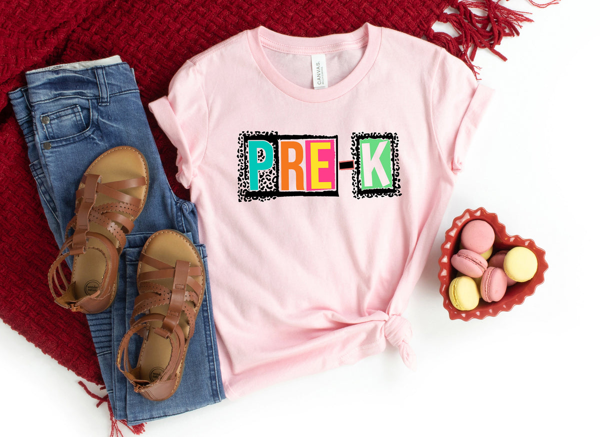 Hello Pre-K Teacher Shirt: Teach Love Inspire Tee