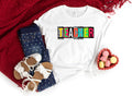 First Day of School Teacher Shirt: Colorful Back to School Tee