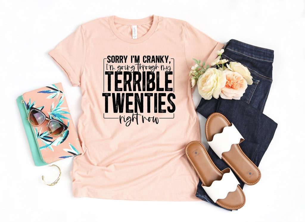 Terrible Thirties/Forties Shirt: Funny Birthday Gift