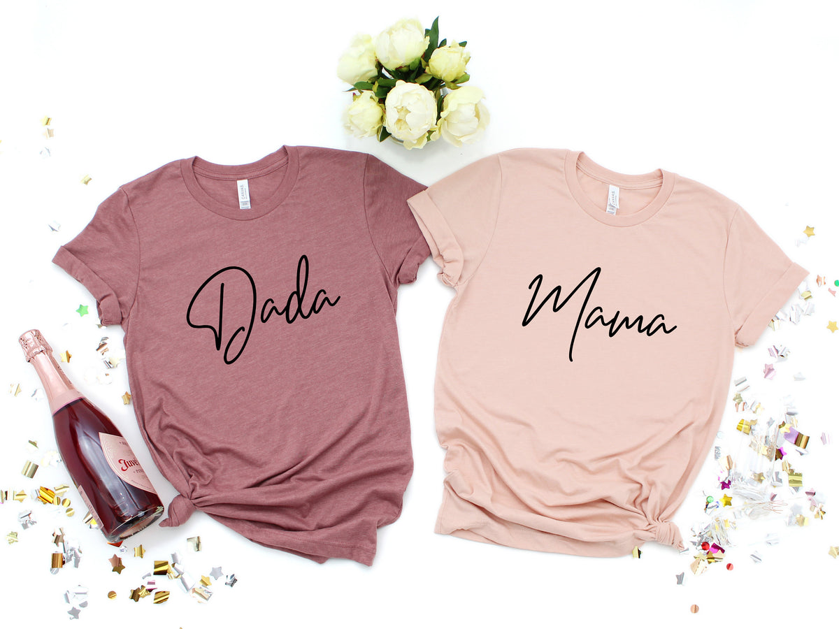 Mama Dada Matching Shirts, Fathers Day Mothers Day Gift