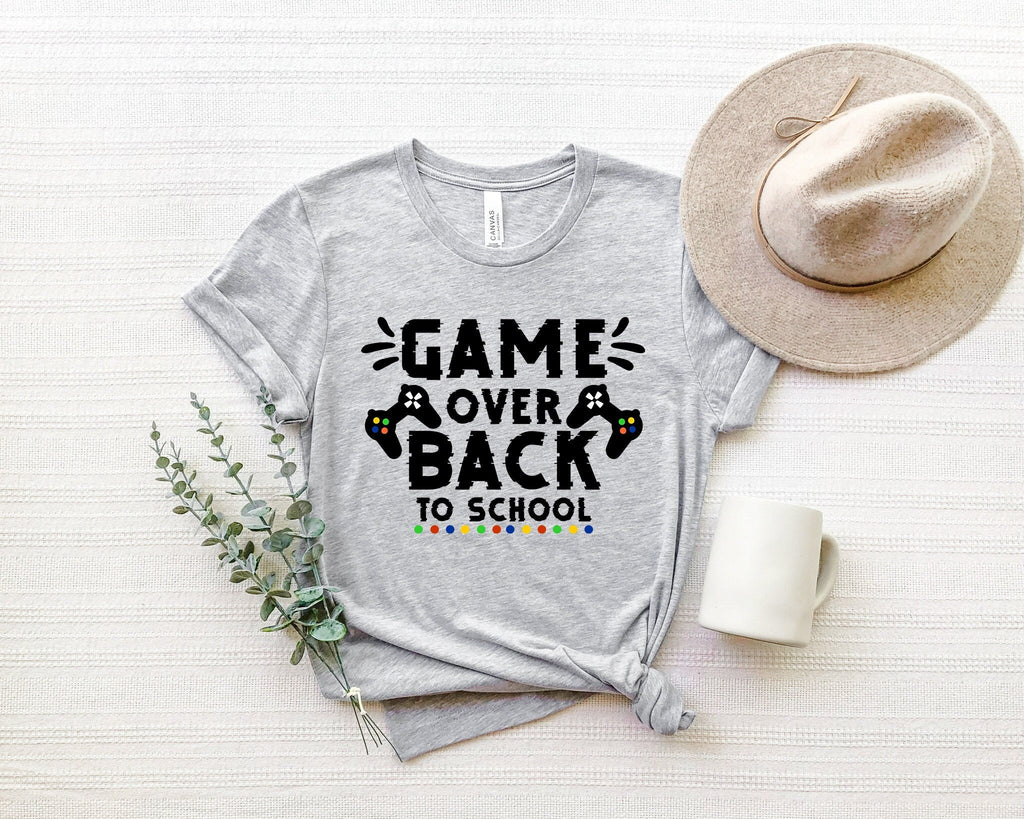 Game Over Back To School Shirt, Gaming Teacher Outfit