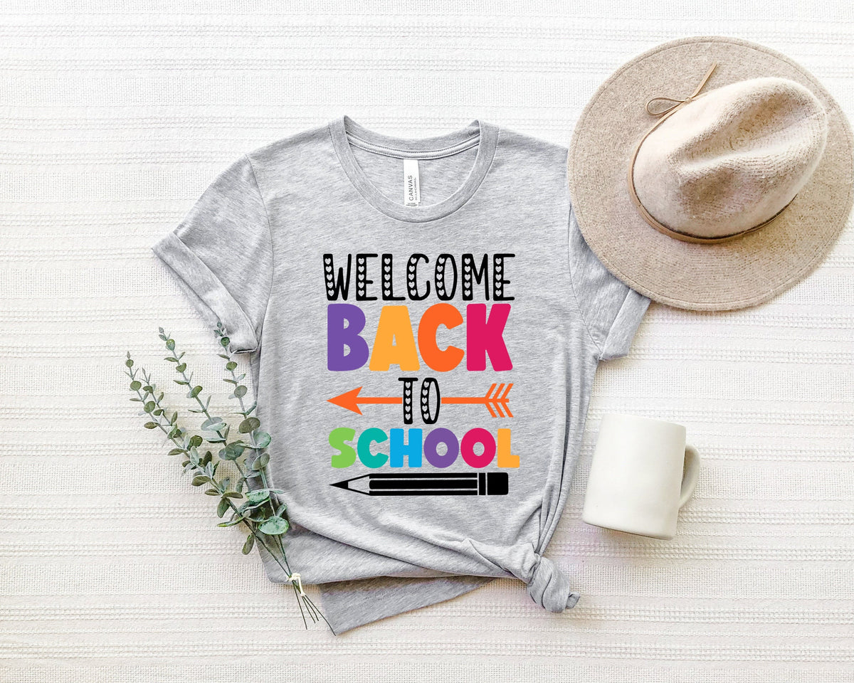 Custom Back to School Teacher T-Shirt, Apple Design
