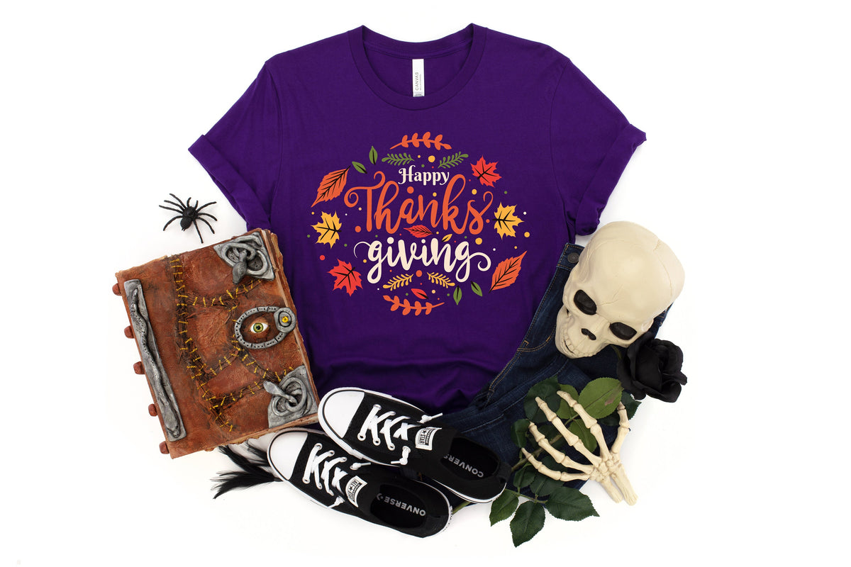 Happy Thanksgiving Shirt: Family Dinner Vacation Tee