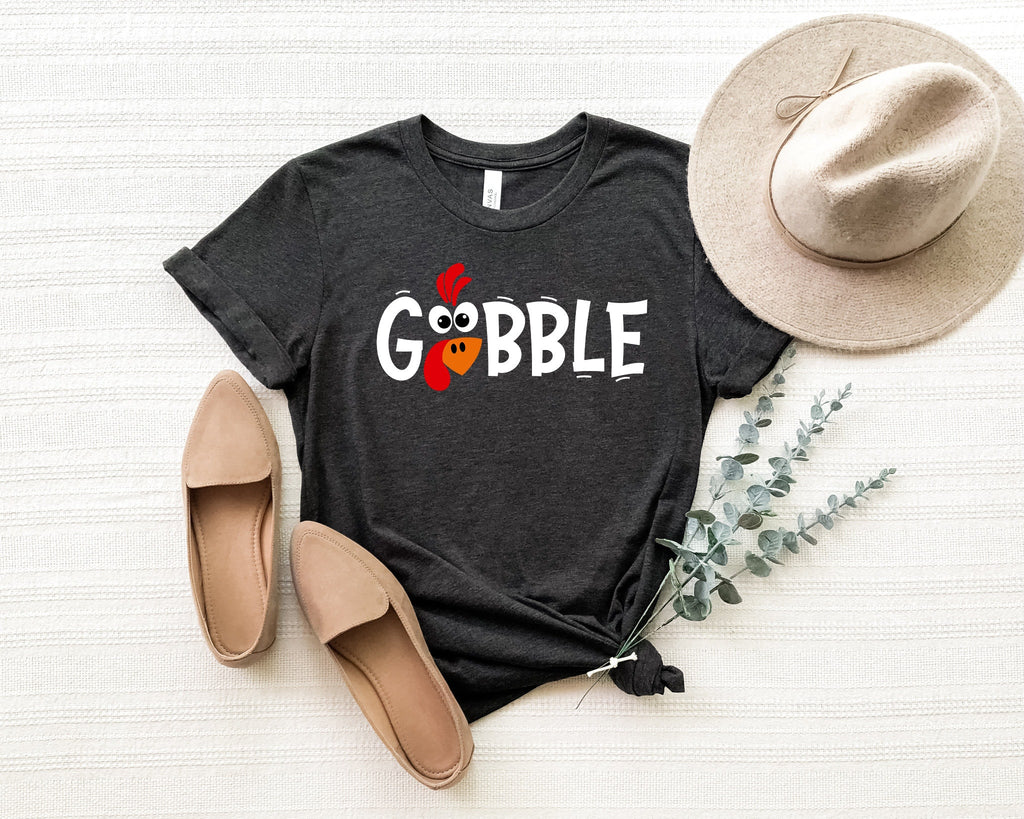 Gobble Thanksgiving Shirt: Family Dinner Tee
