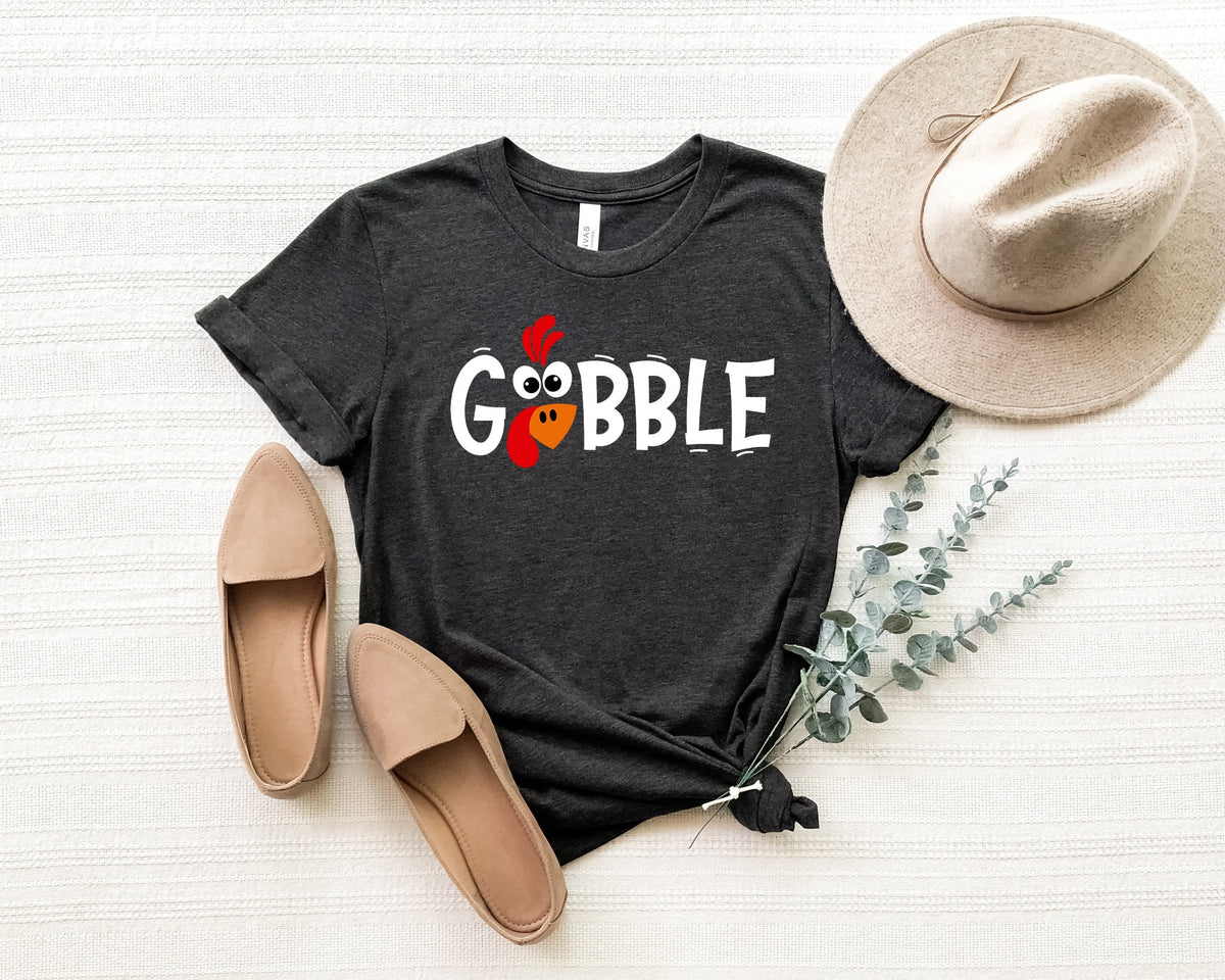 Gobble Thanksgiving Shirt: Family Dinner Tee