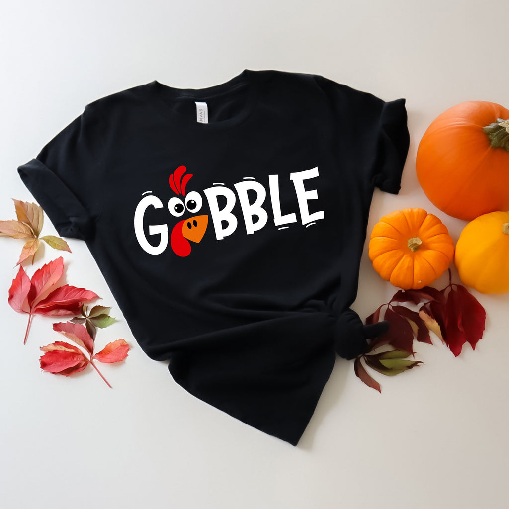 Gobble Thanksgiving Shirt: Family Dinner Tee