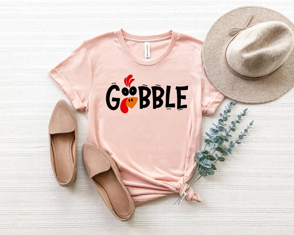Gobble Thanksgiving Shirt: Family Dinner Tee